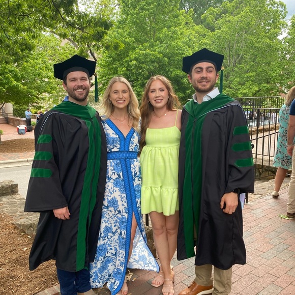 Blue and white patterned maxi - worn once - Picture 2 of 3